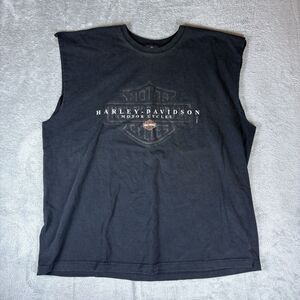 Harley Davidson Men’s XL Cutoff Sleeveless Shirt Nashville, TN Graphic Tee